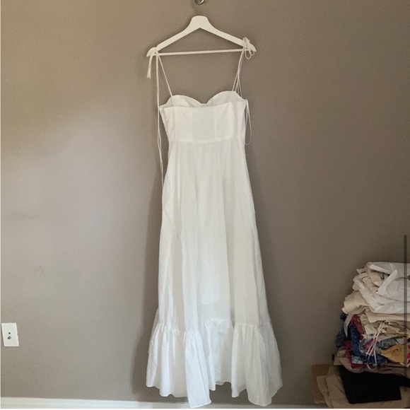 GORGEOUS ZARA NWT Ruffled Poplin Dress ZW Collection - Picture 15 of 16